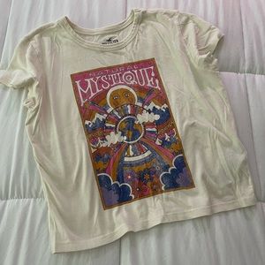 EUC Hollister cropped baby tee in off white. Size medium